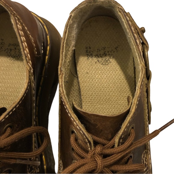 YK2 Doc Martens | Brown Platform Sigma Shoes (Women’s Size 6) - Picture 6 of 13